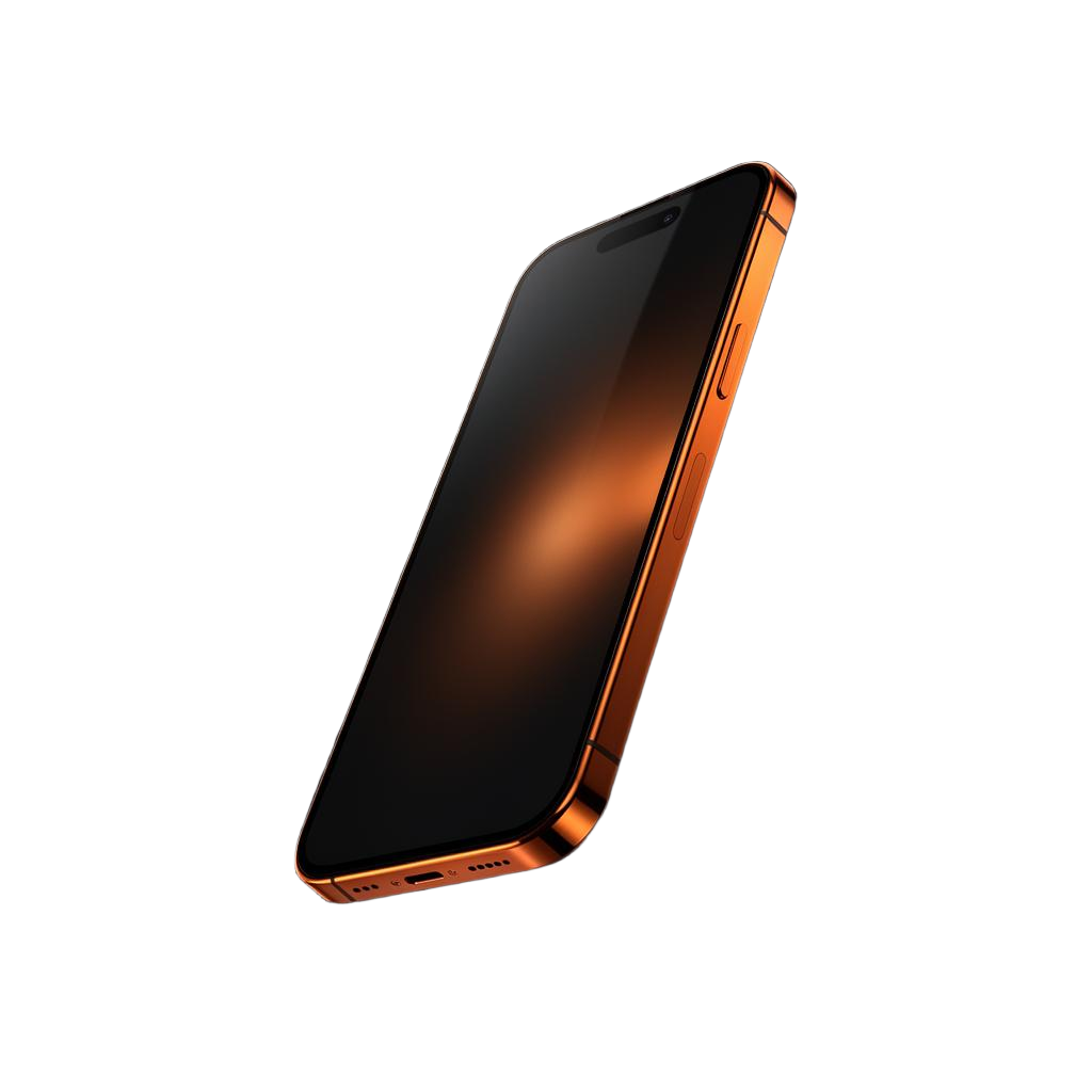 iPhone Pro Cosmic Orange